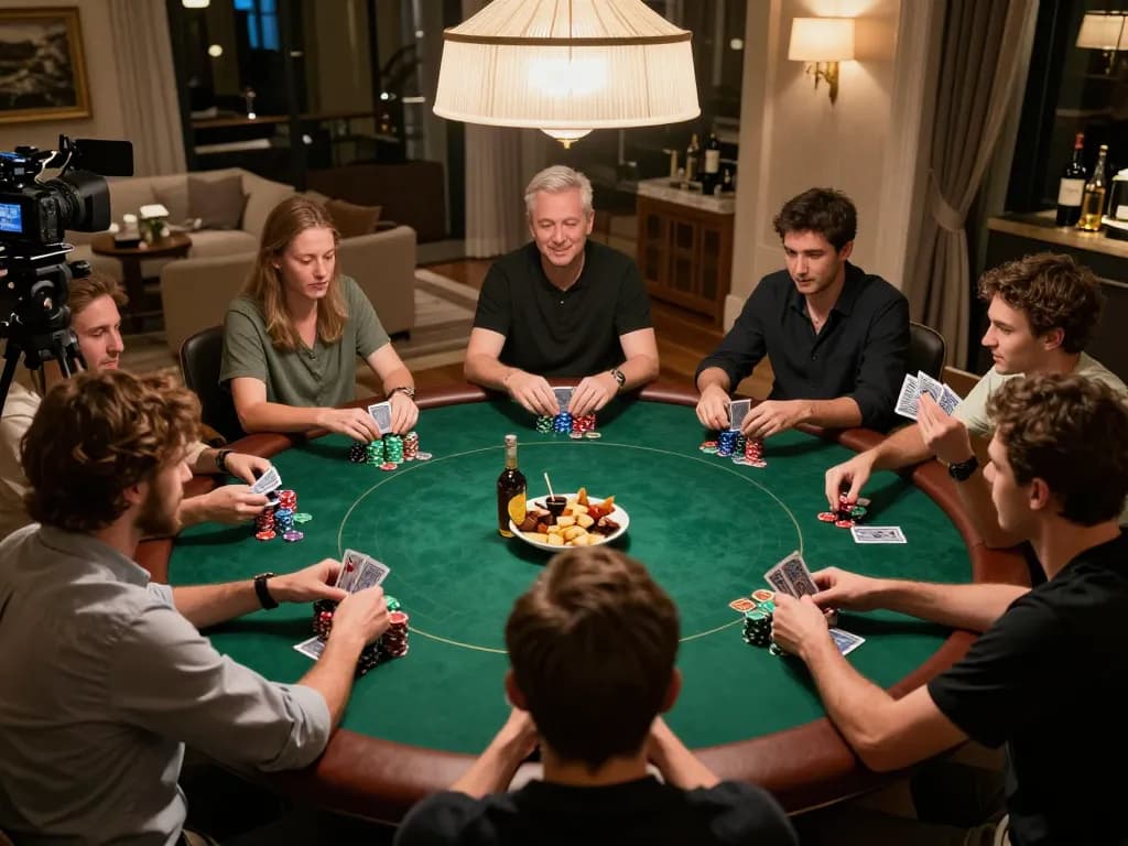 Engage in alfa 138 poker strategies with friends in a cozy, luxurious home setting