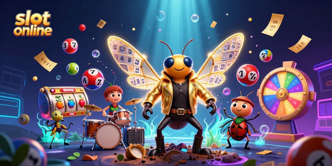 Menangkan slot online dengan cicada rock star dan jackpot berkedip