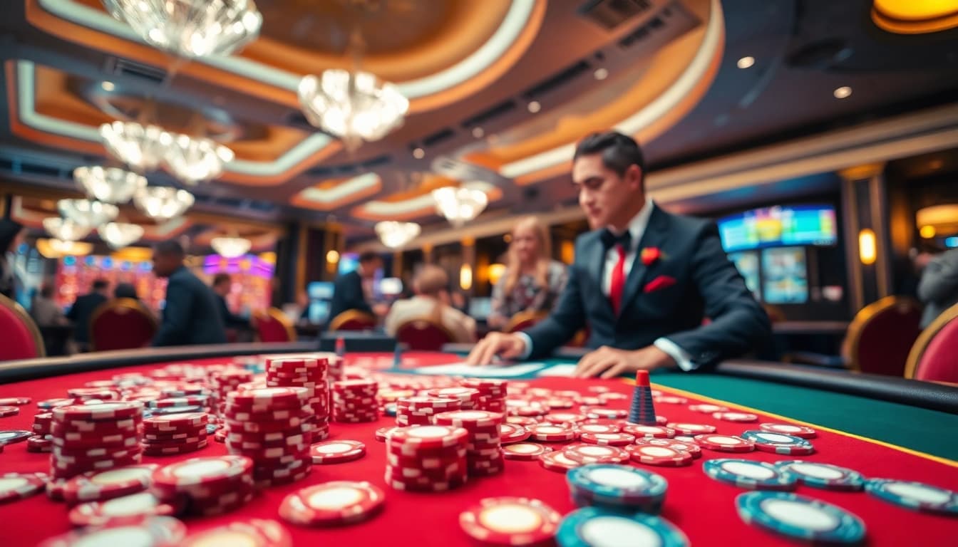 Jelajahi keseruan bermain tkp188 di meja kasino dengan dealer yang profesional.
