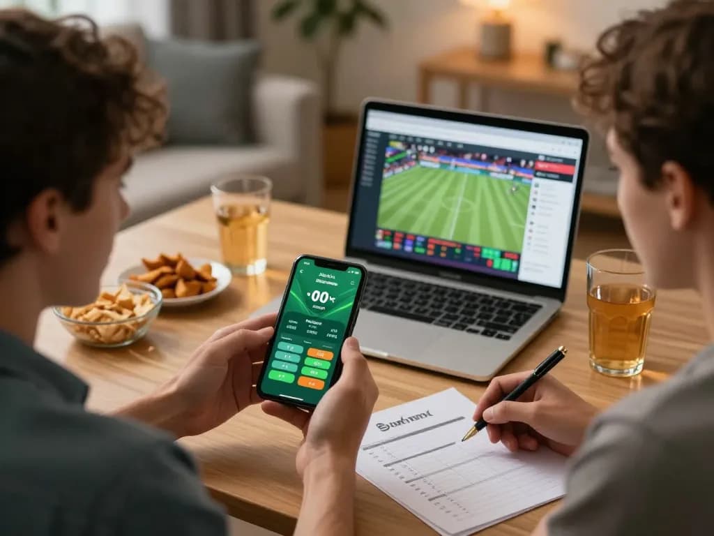 Experience the thrill of betting with joylink free kredit displayed on a smartphone during an engaging session.