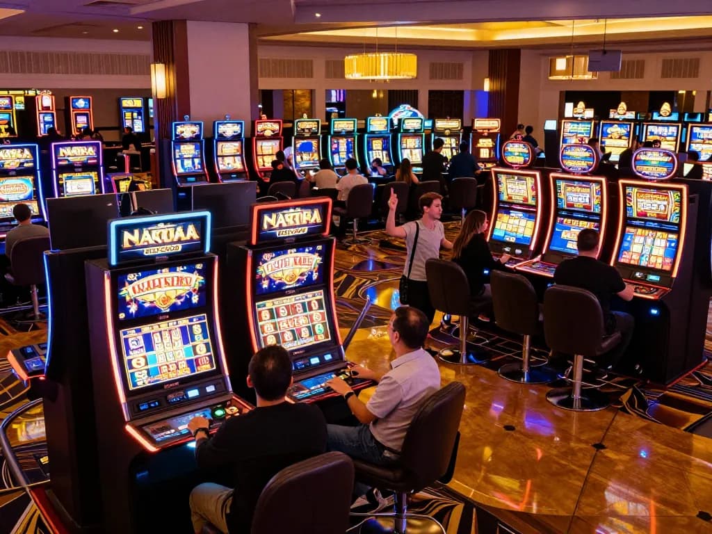 NAGA2000 slot machines engage players with vibrant displays and exciting gameplay.