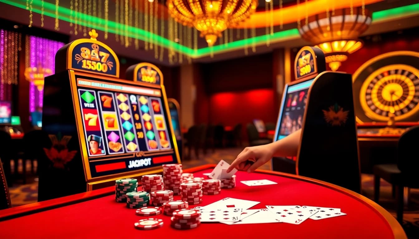 Experience the thrill of winning at berlian888 with vibrant slot machines and exciting gameplay elements.