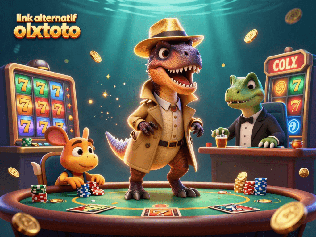 Menangkan permainan di link alternatif olxtoto dengan karakter dinosaurus menguntungkan yang seru dalam tampilan kasino.
