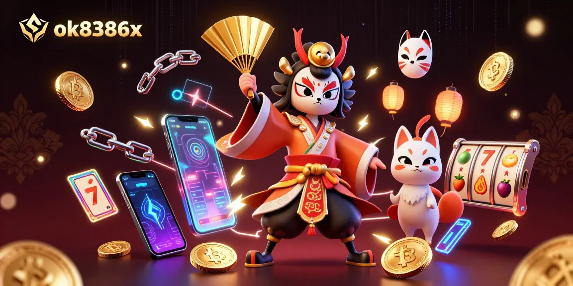 Experience thrilling gameplay at ok8386x with vibrant characters and dynamic crypto elements.