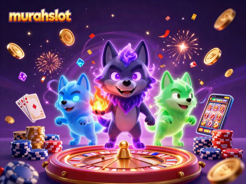 Experience the thrill of murahslot with ghostly wolves and dynamic casino elements!