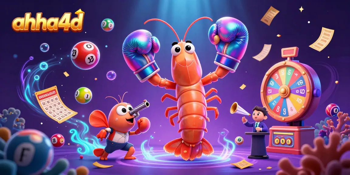 Engage with ahha4d's dynamic lottery experience featuring lively characters and exciting game elements.