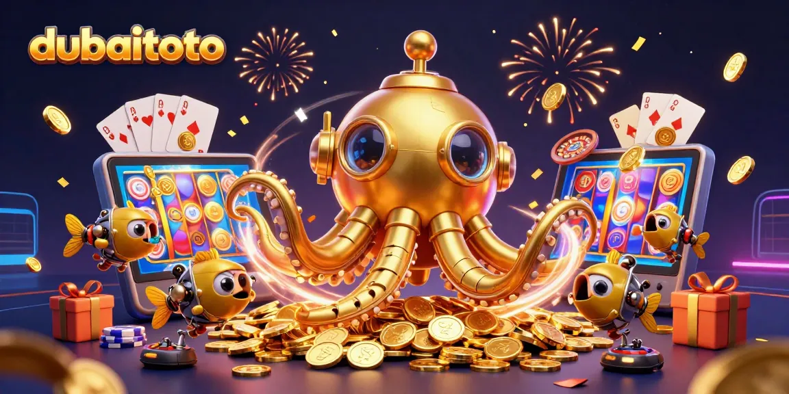Experience thrilling gameplay with dubaitoto as the kraken submarine reveals golden treasures and slot games.