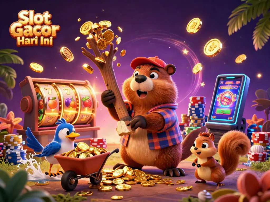 Menangkan Slot Gacor Hari Ini dengan berputar mesin slot penuh simbol buah dan keberuntungan.