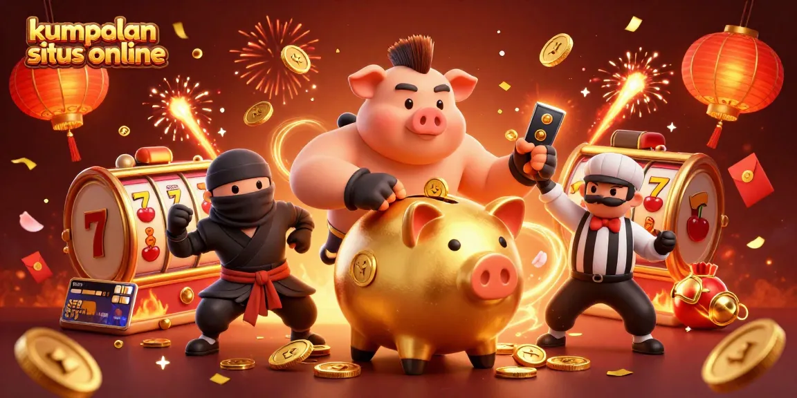 Engage with the ultimate kumpulan situs slot online scene featuring lively characters and dynamic gambling elements.