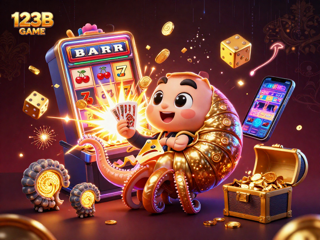 Experience the thrill of winning on 123B GAME with vibrant jackpots and captivating casino elements.