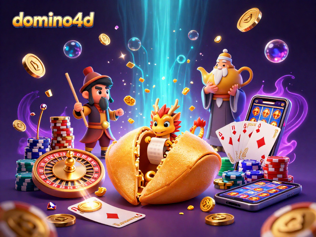 Menangkan permainan domino4d sambil menjelajahi dunia kasino penuh harta karun dengan naga bijak dan pahlawan penjaga.