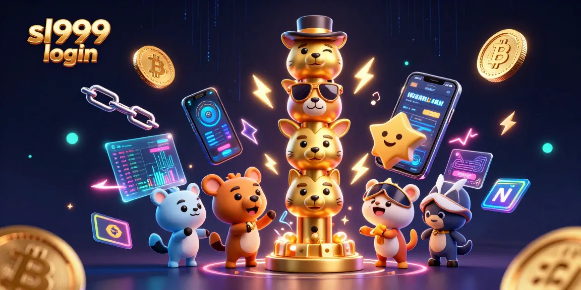 Engage in the world of sl999 login with vibrant casino elements and animated icons showcasing your winning strategies.
