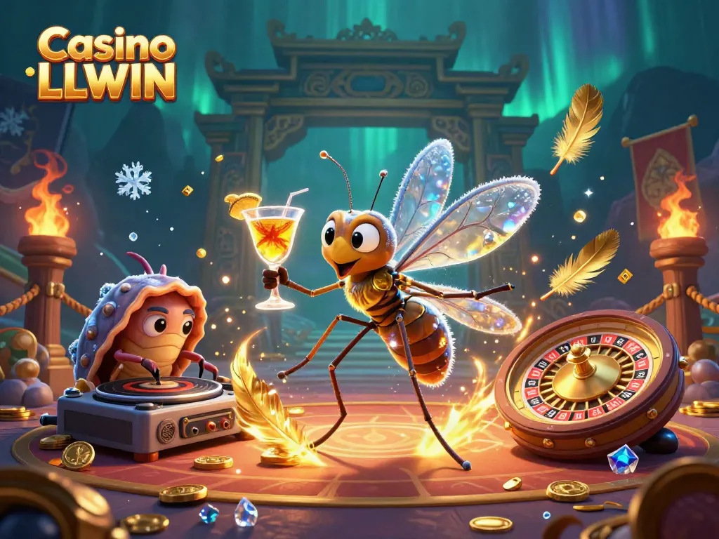 Experience exhilarating gameplay at Casino LLWIN with vibrant casino-themed characters and rich details.