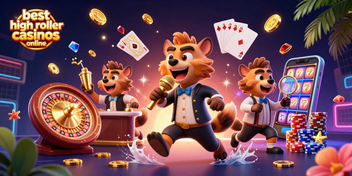 Enjoy vibrant gaming at the best high roller casinos online with exciting characters in action.