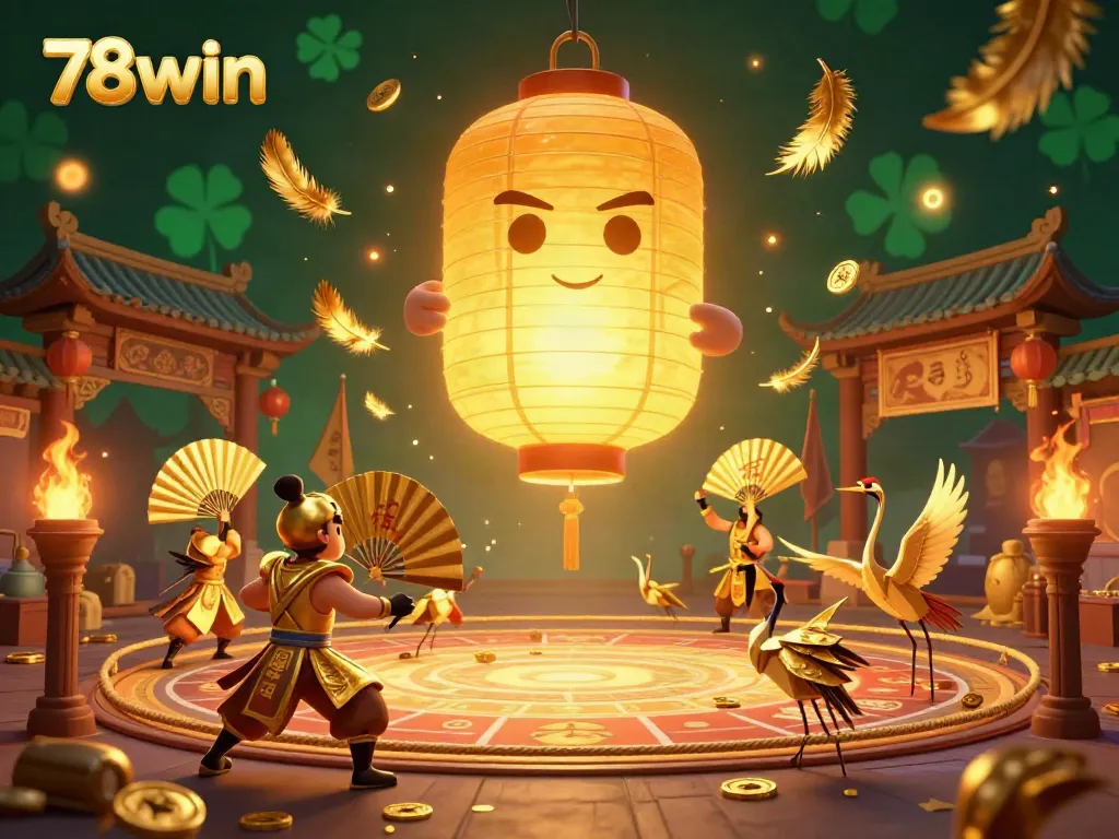 Experience engaging games at 78win casino with vibrant spirits and golden elements.