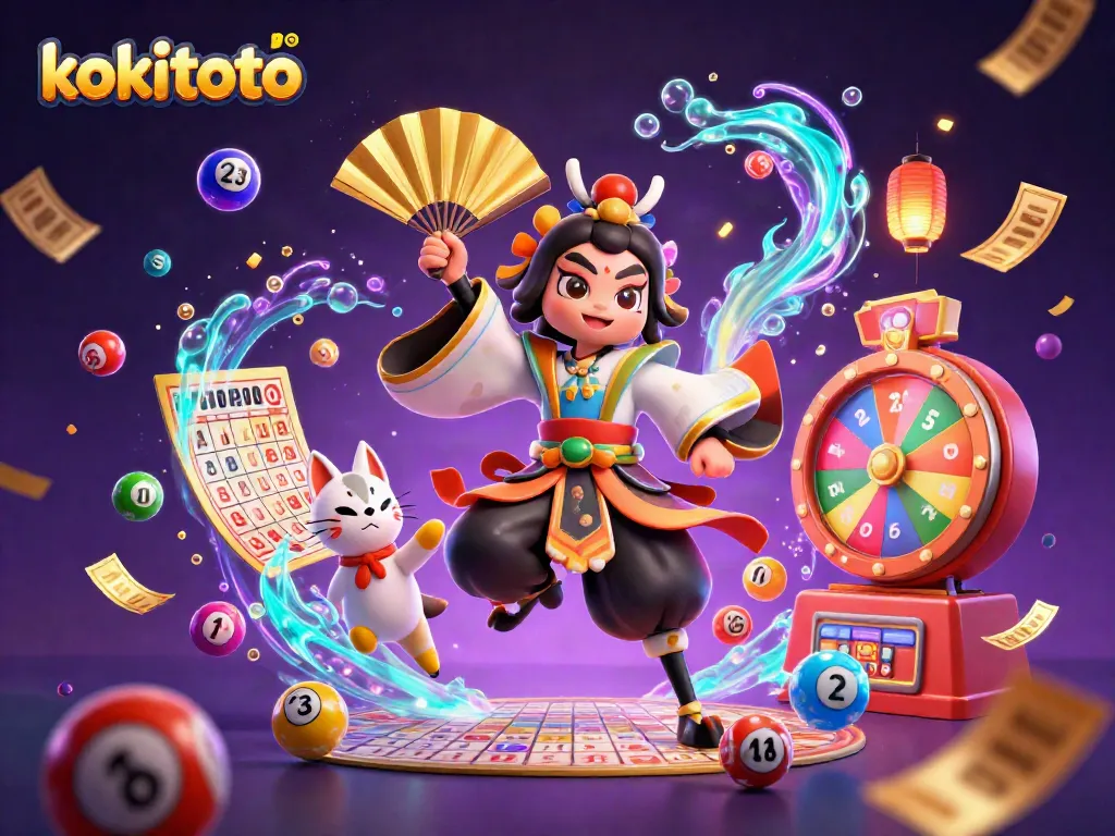 Permainan togel 4D KOKITOTO yang penuh warna dan interaksi, ideal untuk para penjudi.