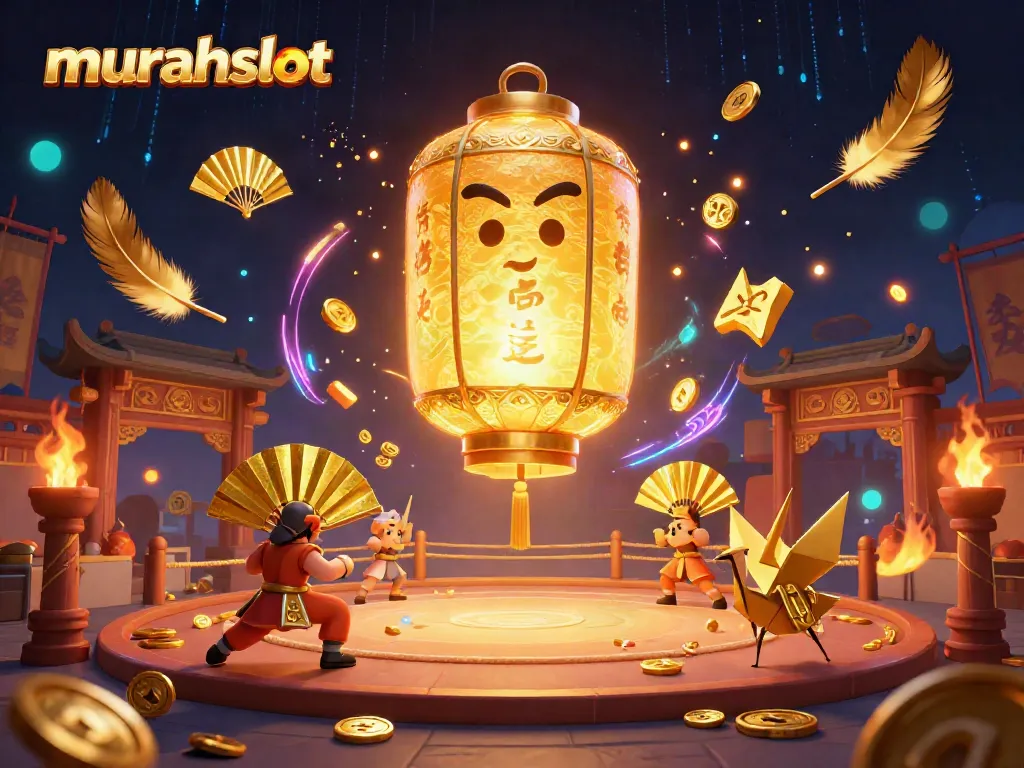 Menangkan jackpot di murahslot dengan suasana kasino malam yang meriah dan karakter menarik.