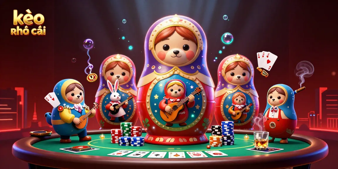 Engage with kèo nhà cái as a vibrant 3D casino scene showcases action-packed poker elements.