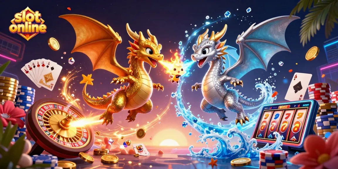 Spin and win on slot online games featuring dragons and dazzling casino elements.