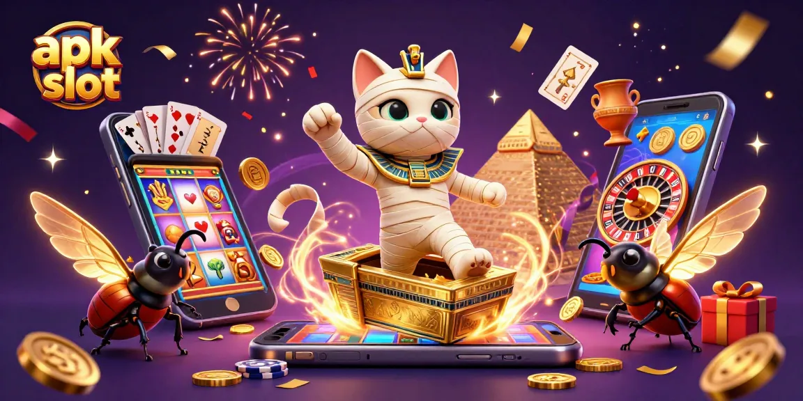Slot Gacor apk slot yang menarik dengan karakter kartun unik dalam suasana kasino kuno.