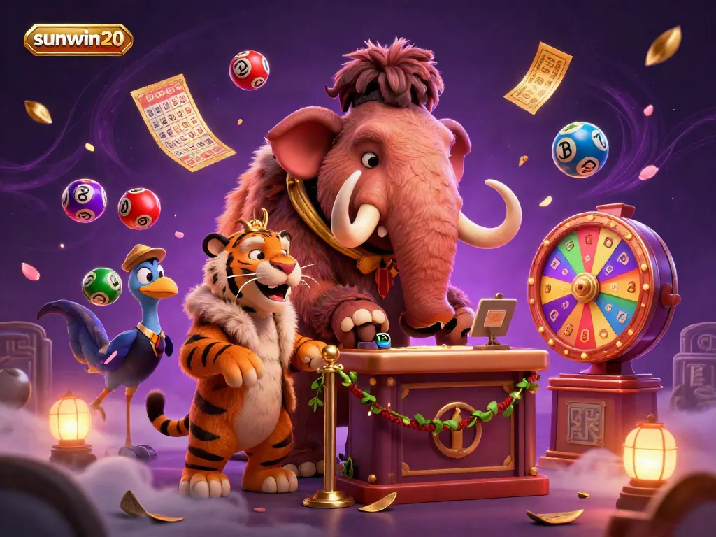 Join the action at sunwin20 with a vibrant casino scene featuring iconic characters and thrilling game dynamics.