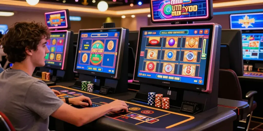 Interactive gaming experience showcasing Wolfbet Bonus official Page features in a vibrant online casino.