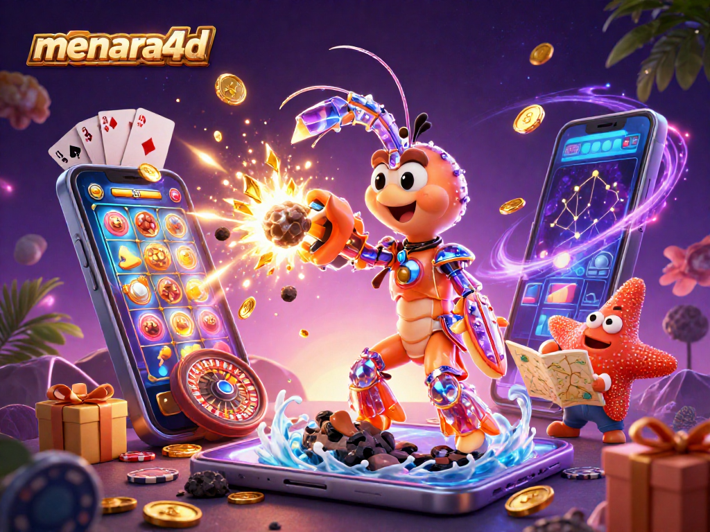 menara4d mengungkapkan kemenangan dengan karakter pemenang bermain togel dalam latar magis