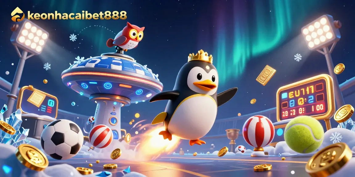Engage with keonhacaibet888 and discover thrilling casino promotions with soaring penguins and vibrant sports!