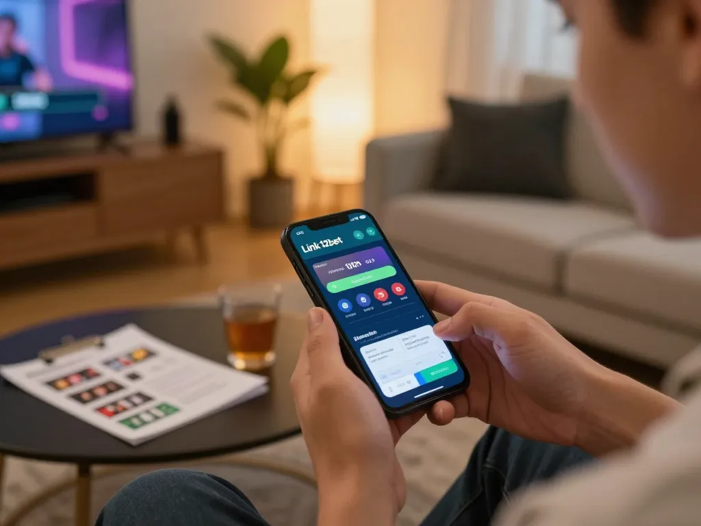 Tham gia ứng dụng di động Link 12bet trong không gian nhà hiện đại trong phiên đánh bạc trực tuyến