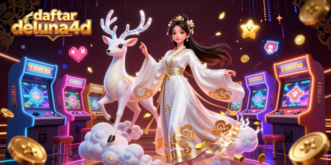 Play exciting games at daftar deluna4d with vibrant 3D characters and dynamic casino elements.