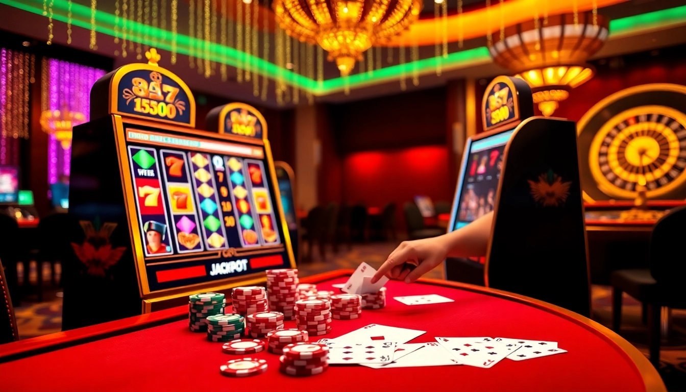 Experience the thrill of winning at berlian888 with vibrant slot machines and exciting gameplay elements.