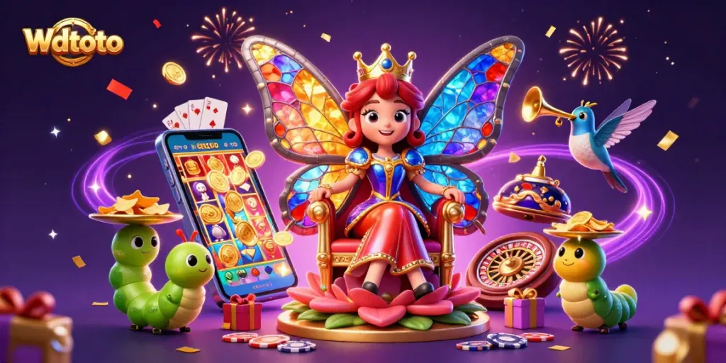 Wdtoto menghadirkan pengalaman kasino luar biasa dengan ilustrasi 3D yang penuh warna dan atraktif.