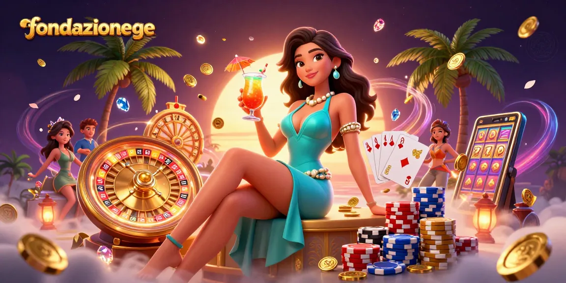 Experience thrilling gameplay at fondazionege with slots, roulette, and vibrant casino elements.