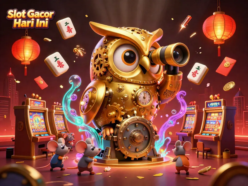 Experience the spirited atmosphere of Slot Gacor Hari Ini with vivid elements in an engaging casino setting.