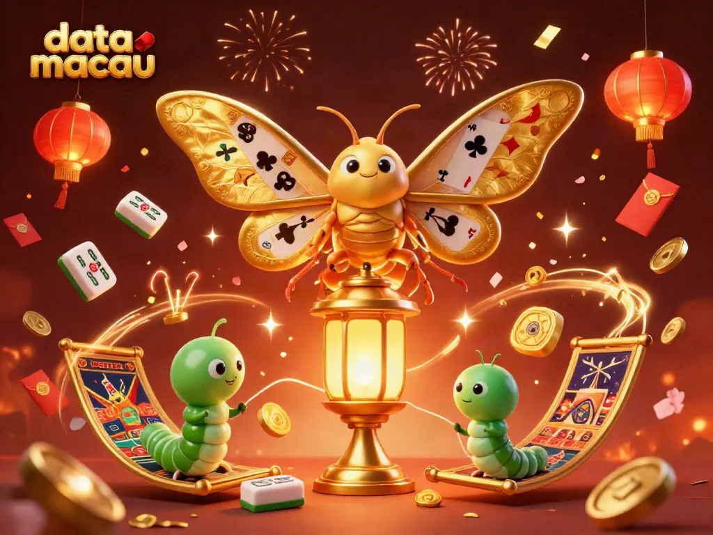 Menggunakan data Macau untuk analisis angka togel dengan ilustrasi kasino yang kaya warna.