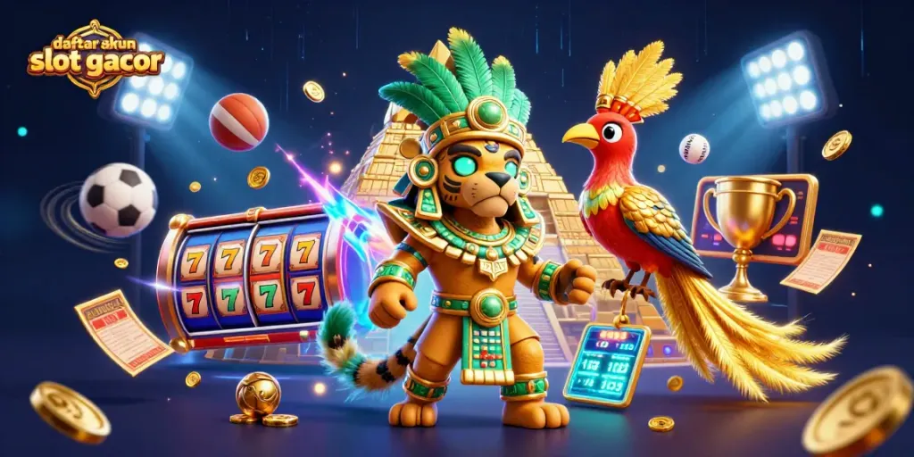Engage with the thrilling world of daftar akun slot gacor through vibrant symbols of luck and winning!