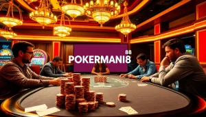 Experience vibrant poker action at POKERMANIA88 with exciting gameplay and winning strategies.