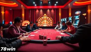 Experience elite gameplay at Nhà cái 78win with immersive poker action and luxury gambling ambiance.