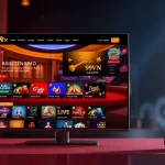 69VN online casino interface showcasing popular games and promotions in a luxurious atmosphere.