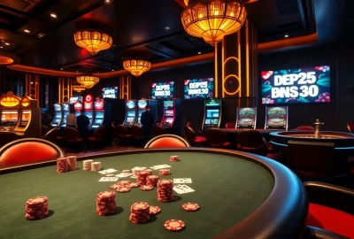 Experience high-stakes gambling with exciting promos like depo 25 bonus 30 at an upscale casino.